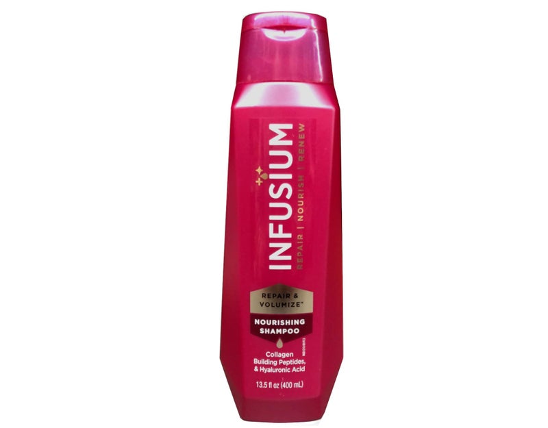 Infusium Professional Treatments Haircare - Repair & Renew With Argan Oil & Keratin - Shampoo & Conditioner Set - Net Wt. 13.5 FL OZ (400 mL) Per Bottle - One Set - Image 3