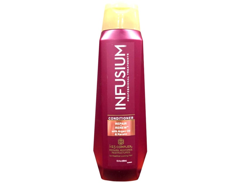 Infusium Professional Treatments Haircare - Repair & Renew With Argan Oil & Keratin - Shampoo & Conditioner Set - Net Wt. 13.5 FL OZ (400 mL) Per Bottle - One Set - Image 5