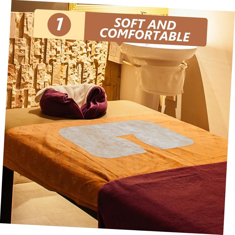 100pcs Towel Massage Face Pillow Covers Spa Massage Bed Accessory Soft Microfiber Beauty Supplies - Image 4