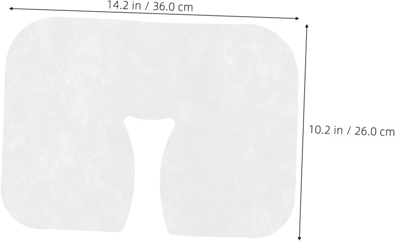 100pcs Towel Massage Face Pillow Covers Spa Massage Bed Accessory Soft Microfiber Beauty Supplies - Image 2