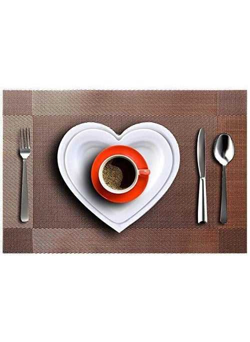 Krishn Kunj KRISHN KUNJ Colorful Placemats for Dining Table HeatResistant NonSlip Washable Table Mats Durable and StainResistant Decorative Place Mats for Kitchen Home and Party Table Dcor 4  - Image 2