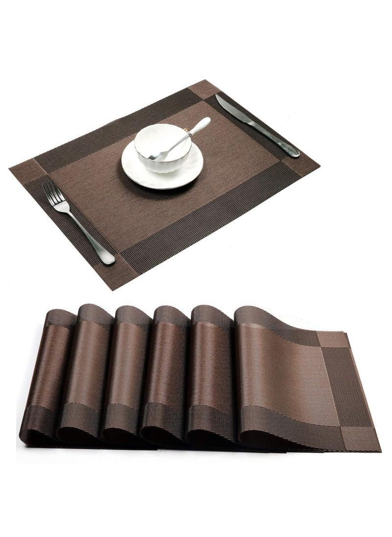 Krishn Kunj KRISHN KUNJ Colorful Placemats for Dining Table HeatResistant NonSlip Washable Table Mats Durable and StainResistant Decorative Place Mats for Kitchen Home and Party Table Dcor 4  - Image 5