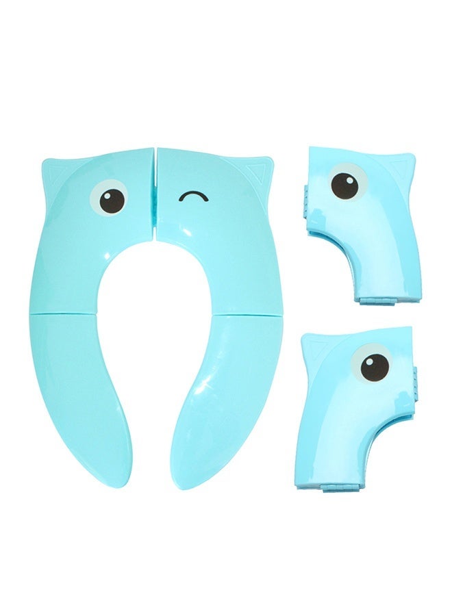 ترقية مقعد الوعاء المحمول مع حارس سبلاش للأطفال الصغار ، حقيبة حمل السفر القابلة للطي ، وسائد تدريب المرحاض غير المنزلقة تغطي الطفل والأطفال الصغار والأطفال - Image 4