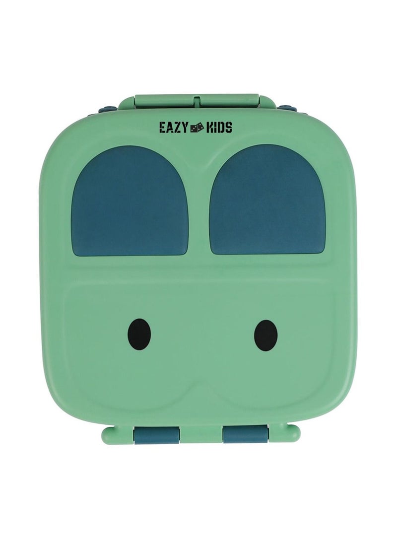 Eazy Kids - Bento Lunch Box With Insulated Lunch Bag Combo - Green - Image 1