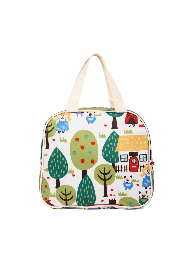 Eazy Kids - Bento Lunch Box With Insulated Lunch Bag Combo - Green - Image 1