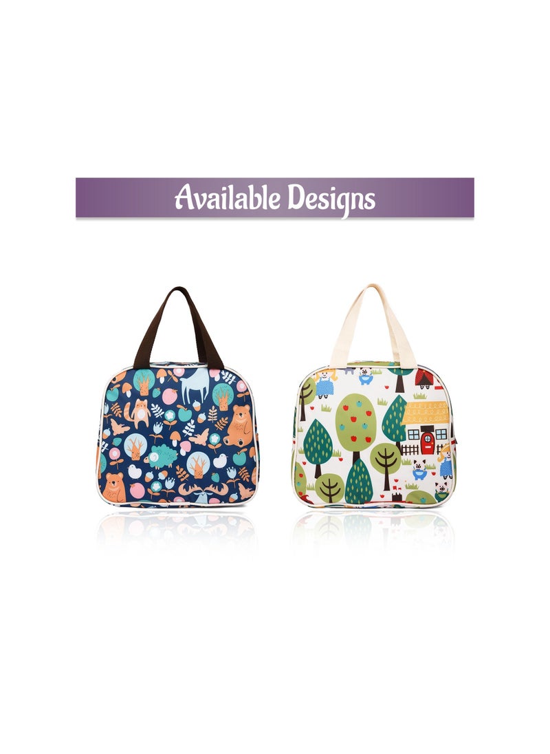 Eazy Kids - Bento Lunch Box With Insulated Lunch Bag Combo - Green - Image 1