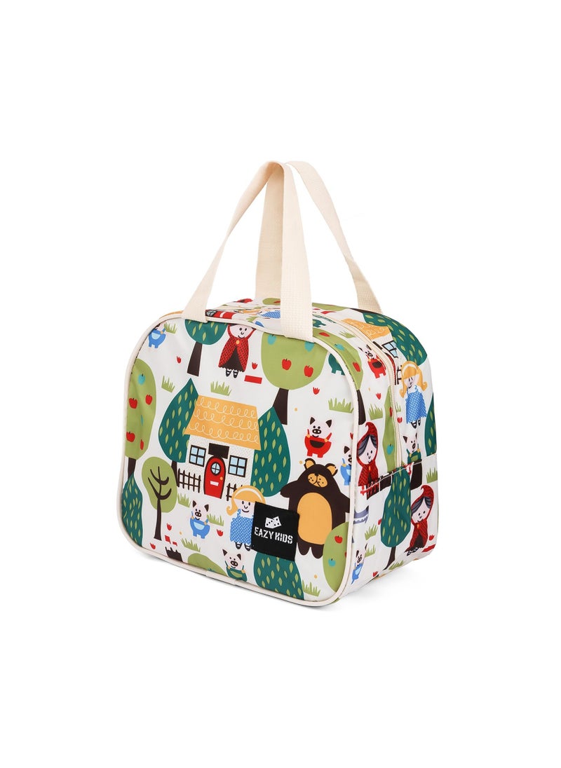 Eazy Kids - Bento Lunch Box With Insulated Lunch Bag Combo - Green - Image 1