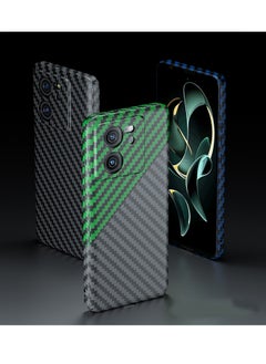 Generic Super Slim Case for Xiaomi 13T/13T Pro With Real Aramid Fiber Protective Cover Skin With Soft Touch Sturdy Durable Carbon Case With Snap-on Back Cover Wireless Charging Friendly  - Image 5