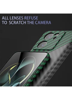 Generic Super Slim Case for Xiaomi 13T/13T Pro With Real Aramid Fiber Protective Cover Skin With Soft Touch Sturdy Durable Carbon Case With Snap-on Back Cover Wireless Charging Friendly  - Image 2