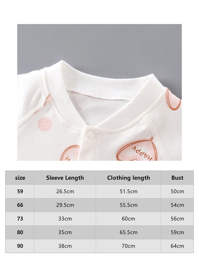 insular Newborn Baby Bodysuit, Long Sleeve Cotton Baby Grow and Jumpsuit for 0-6 Months, Soft One-Piece Romper Sleepsuit with Snap Buttons for Easy Diaper Change, Unisex Infant Clothes for Baby Boy and Girl - Image 2