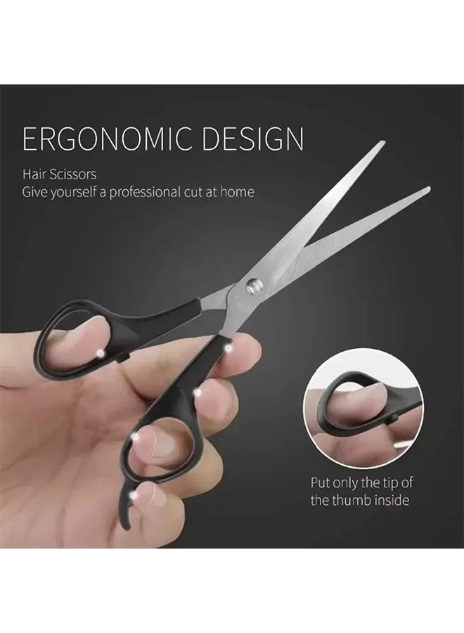 HY 2 Pcs Stainless Steel Hairdressing Scissors Professional Hair Trimming Thinning Scissors for All Hair Types Durable and Easy to Use for Salon Home Use - Image 4