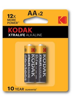 Kodak KODAK | AA Batteries | Double A | Disposable Household Alkaline | 1.5V | 2 Pack 