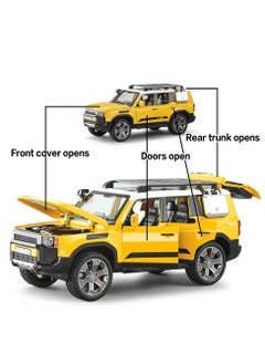 Toyland 1:22 Diecast SUV Model car with lights,Sounds,Pullback action & Opening doors,Perfect gift for kids and Car collectors  - Image 3