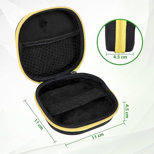 GadgetBite Earphone Carrying EVA Case for Earphones, Headset, Pen Drives, SD Cards - (Carry case only) (Yellow) - Image 4
