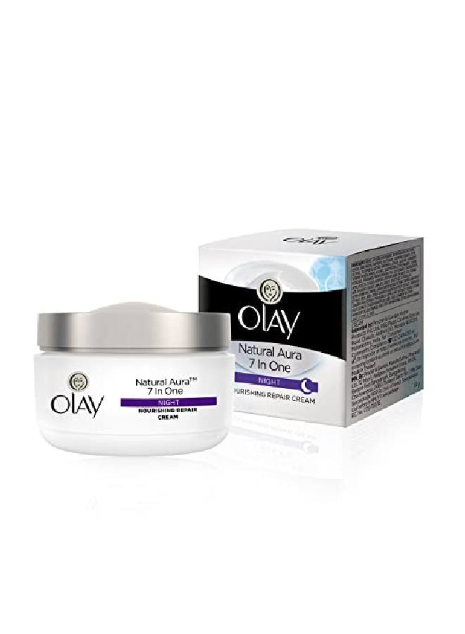 Olay Night Cream Natural White Fairness Night Moisturiser, 50G - Image 2