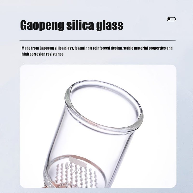 Cxenog Porous Glass Plate Buchner Funnel 5.07oz Laboratory Filtration Apparatus - Image 3