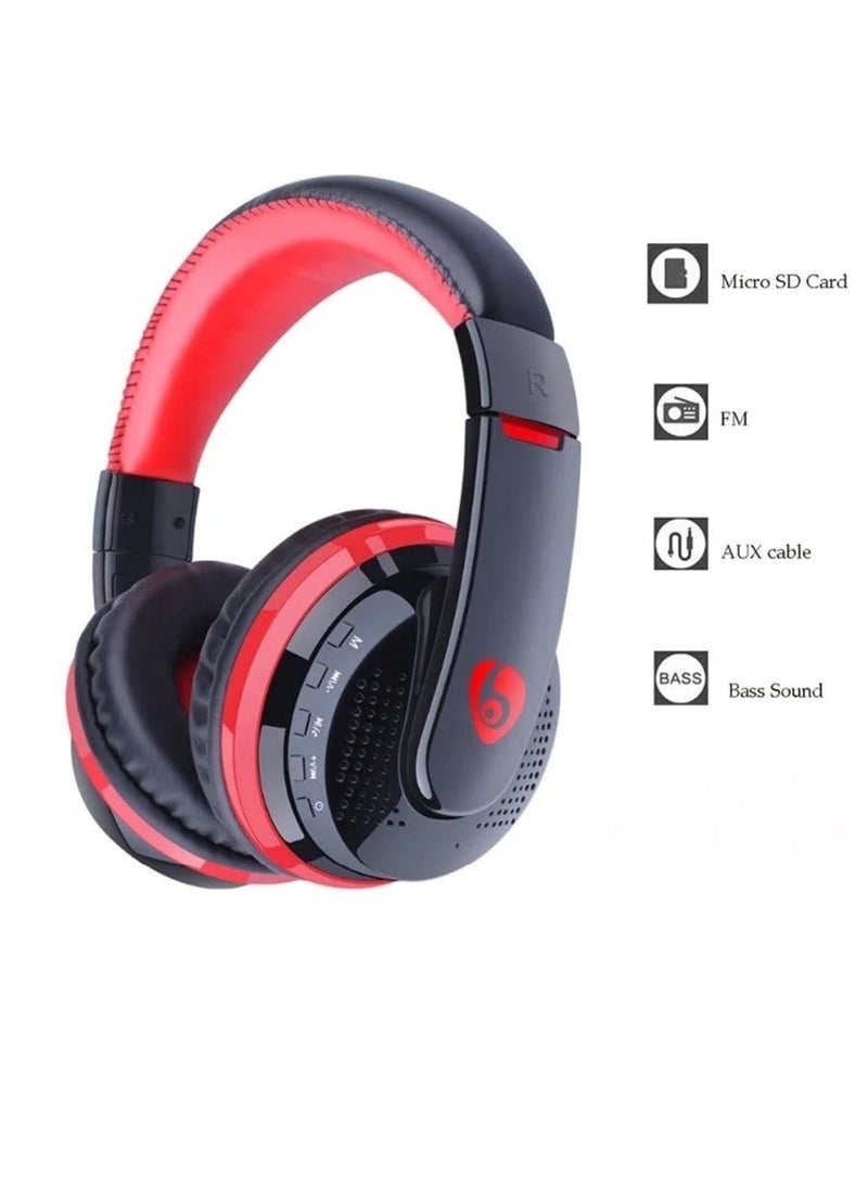 OVLENG MX666 Wireless Bluetooth Stereo Headphone Gaming Bluetooth 5.3 with Mic 3.5mm AUX for Smart Phones PC Laptop Desktop - Image 2