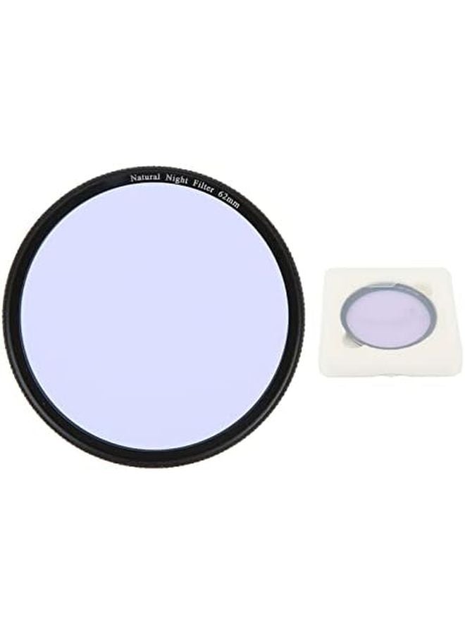 62mm Camera Light Pollution Filter Night View Astronomical Photography Blocking Wavelengths - Image 2