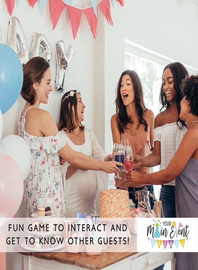 Your Main Event Prints Wedding Bridal Shower Games, Fun Activities, Kraft Minimalist Style - Guest Quest, He Said She Said, What's in Your Phone and Would She Rather - Image 4
