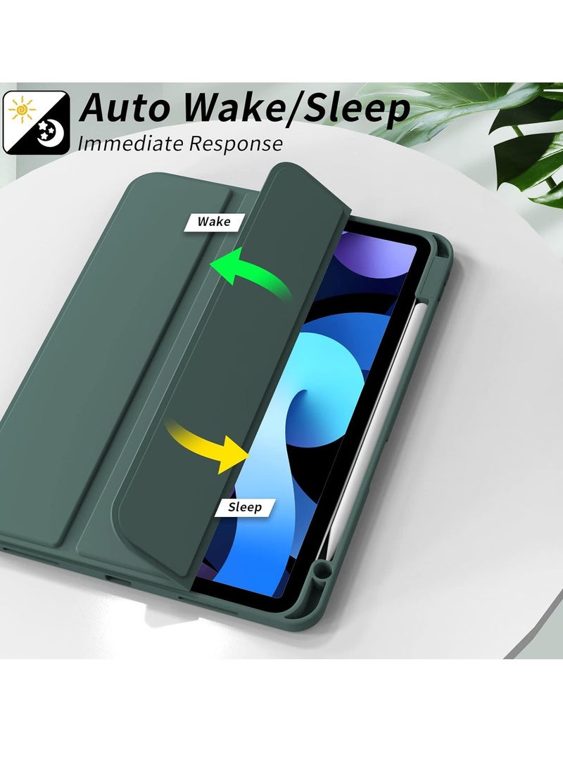 ELTRAZONE - ELTRAZONE --Smart Case Compatible With iPad Mini 1/2/3/4/5 with Pencil Holder, Trifold Stand Smart Case with Soft TPU Back Auto Wake/Sleep Dust Proof & Anti-Finger Print, Dual angle View - Image 1