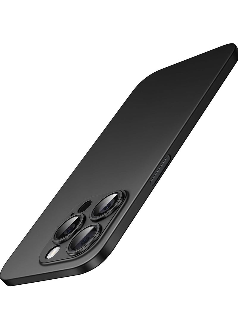 ELTRAZONE Ultra Slim Case for iPhone 15 Pro 6.1-Inch – 0.35mm Thin, Camera Lens Cover Full Protection, Lightweight Matte Finish PP Hard Minimalist Case, Supports Wireless Charging (Black Titanium) - Image 1