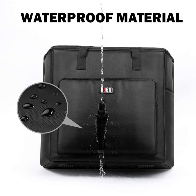 BUBM Desktop Computer Carrying Case, Padded Nylon Carry Tote Bag for Transporting Computer Tower PC Chassis,Monitor(Up to 27 inch),Keyboard,Cable and Mouse - Image 5