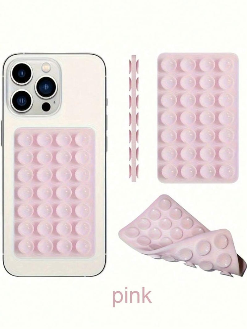 Shein 1 Piece 28-Piece Silicone Phone Holder with Suction Cup - Selfie & Video Friendly, Strong Adhesion, Compatible with iPhone & Android - Image 1