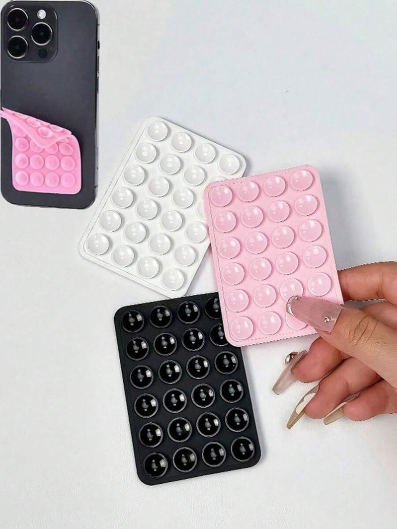 Shein 1 Piece 28-Piece Silicone Phone Holder with Suction Cup - Selfie & Video Friendly, Strong Adhesion, Compatible with iPhone & Android - Image 3