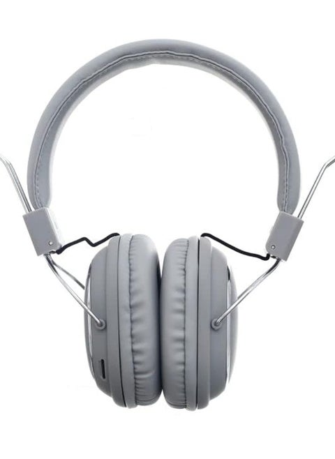 SODO SD-1004 Wireless, Wired Headphone Born To Music Built In Microphone Walk and Talk - Grey Headphones Headset