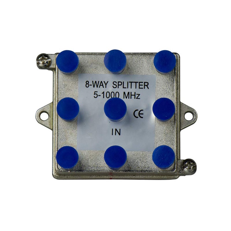 On-Q Legrand - OnQ 8 Way Vertical Coax Splittler, 8 Port Cable Splitter, 1GHz Coaxial Cable Splitter for Enclosure for Basic Structured Wiring Applications, 1 Count, VM0108 - Image 4