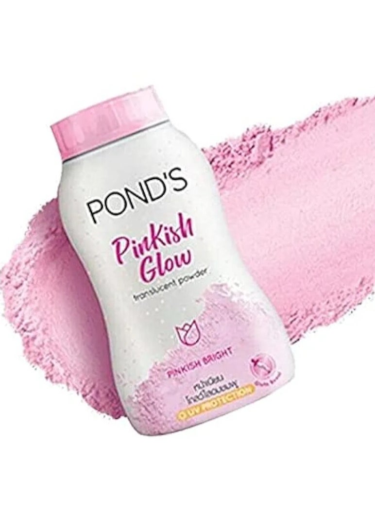 بوندز - بودرة Pond's Pinkish Glow الشفافة - تفتيح مع حماية من الأشعة فوق البنفسجية - Image 1