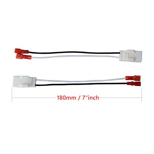 MAGIC MOTO 2 Pack 72-6514 Car Speaker Wiring Harness Adapter Plug Compatible with Jeep Cherokee Ram Wrangler Chrysler 200 300C Speakers for Dodge Grand Caravan Durango Charger Front Rear Door Wire Connector - Image 2
