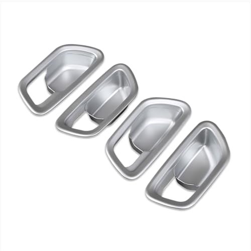 Beautost Fit for Honda New PilotPassport 2025 2026 Interior Door Handle Bowl Panel Cover Trims Matt Silver - Image 1