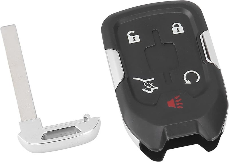 Market mainstream color picks HYQ1AA Replacement Keyless Entry Remote Start Smart Car Key Fob 5 Key Buttons with Door Key for GMC Terrain 2018 2019 2020 2021 2022 Liquid tight joint - Image 1