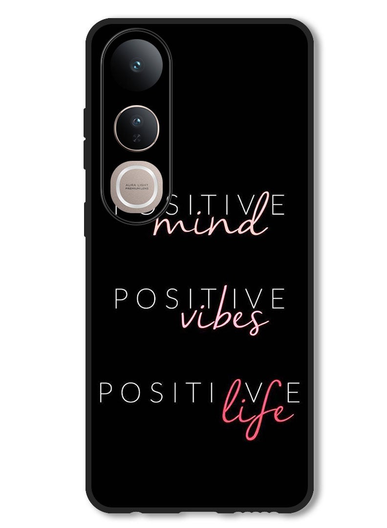 Theodor Case Compatible with Vivo V50 Lite Protection Shockproof Bumper Cover Positive Mind - Image 1