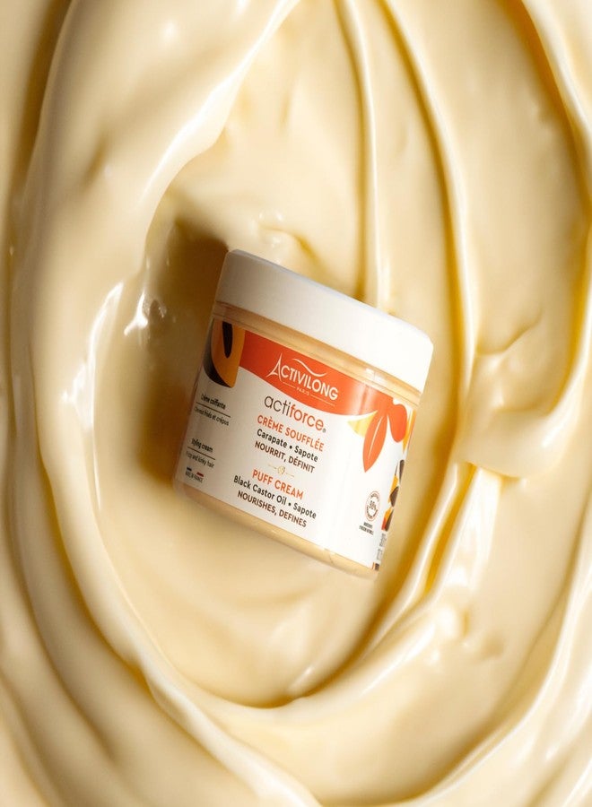 Activilong Actiforce Puff Cream - Blow-Dry Cream Infused with Black Castor Oil and Sapote - Rich Creamy Texture for Thicker Hair - Strength and Vitality for Your Hair - 300 ml. - Image 2