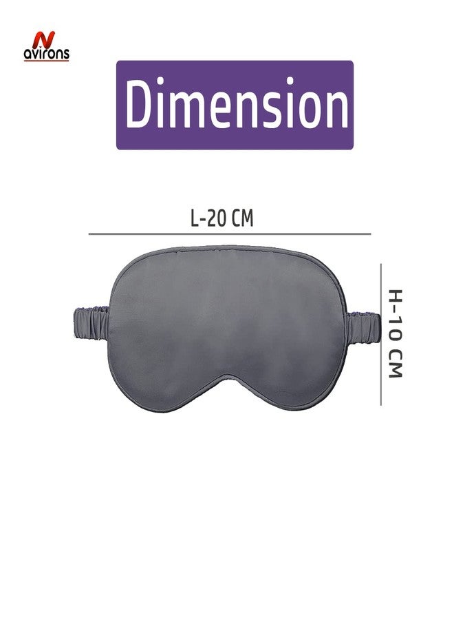 Avirons Fully Reversible Pure Satin Hair Bonnet Sleep Cap, Scrunchies and Satin Sleeping Eye Mask | Adjustable Sleep Cap| Reversible Double Layer Sleep Cap| Protective Your Hair in Sleeping at Night - Image 4