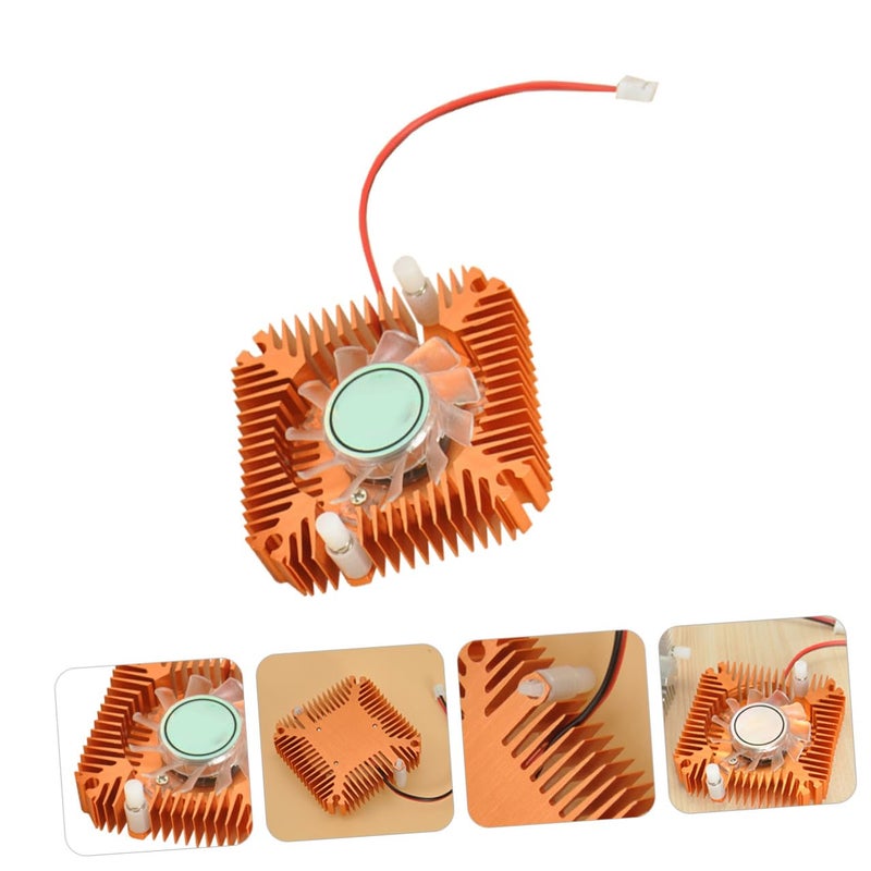 Graphics Card Cooling Fan with Aluminum Heatsink Precision Bearings Silent Operation - Image 4