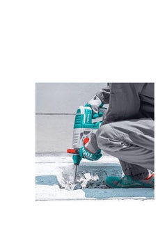 TOTAL Super Total Lithium-Ion Rotary Hammer 20V with 4.0Ah Battery - Brushless Motor, 2.0J Impact Energy, SDS Plus Chuck, LED Work Light, 3 Drill Bits 1 Battery, & Charger  - Image 4