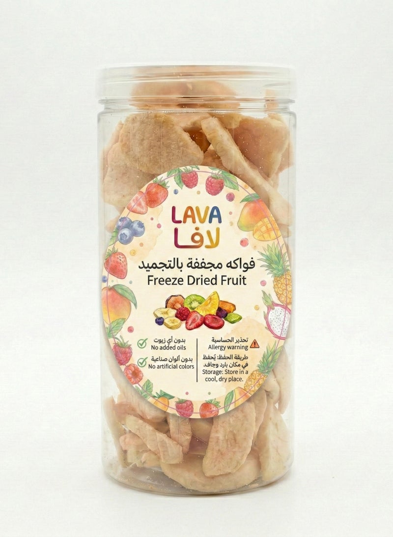 LAVA ROASTERY COMPANY L.L.C Freeze Dried Fruit Apple 100g – Crunchy Natural Fruit Snack, No Added Sugar - Image 1