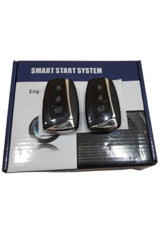MR.SMART 12V Car Passive Keyless Entry System PKE Engine Starter Push Button Vehicles Start/Stop Kit Safe Lock with 2 Smart Key  - Image 2