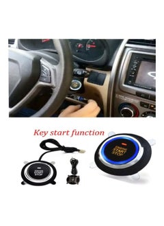 MR.SMART 12V Car Passive Keyless Entry System PKE Engine Starter Push Button Vehicles Start/Stop Kit Safe Lock with 2 Smart Key  - Image 3