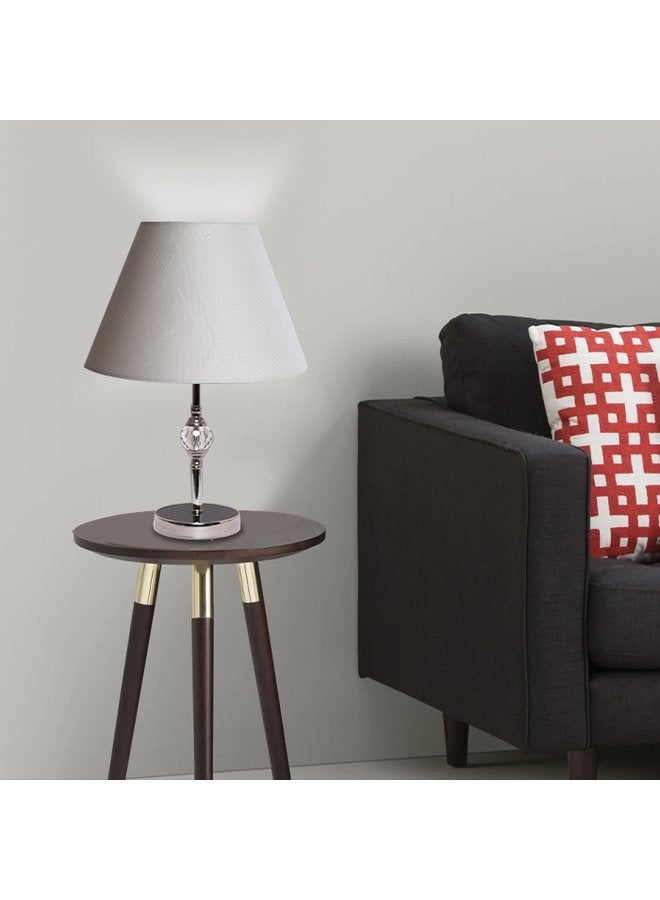 تبس هوم لمب مصباح طاولة معدني - اوف وايت