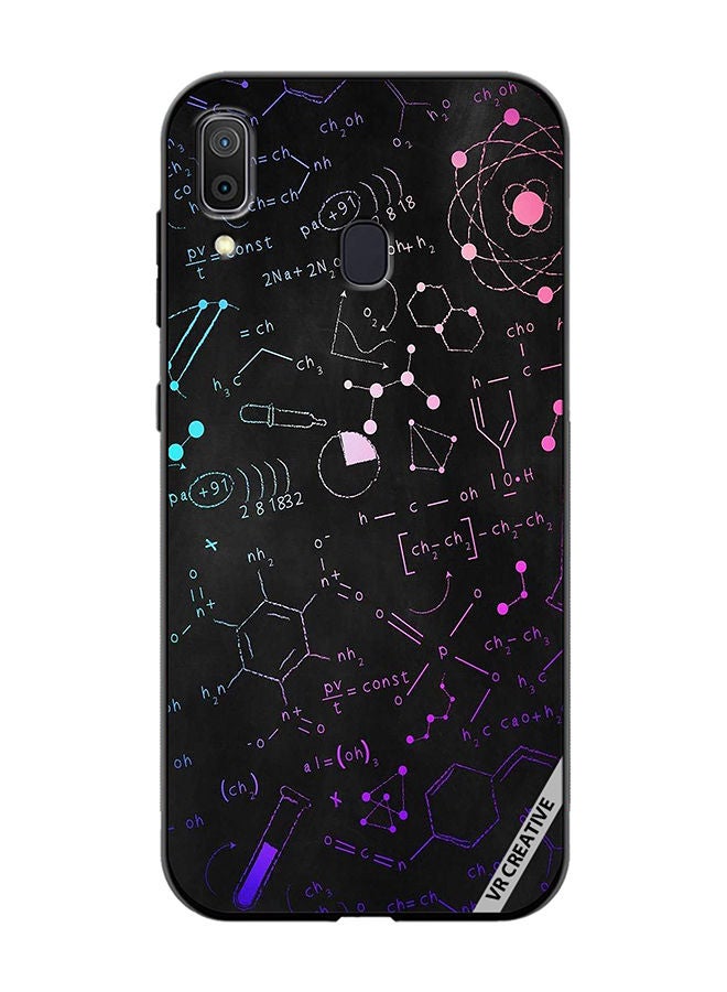 VR CREATIVE Protective Case Cover For Samsung Galaxy A30 Chemistry Formula Design Multicolour - Image 1