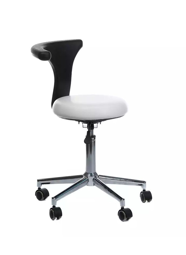BIONEX Medical White stool with arm rest 