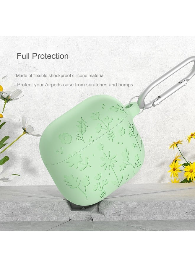 Generic - Fashion Solid Color Silicone Protective Case Cover for Apple AirPods 4 for Men Women - Image 1