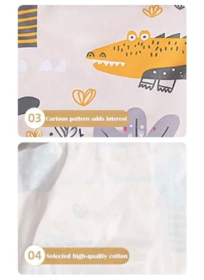 Bebiland - Crocodile Pattern Waterproof Bib with Long Sleeve for Baby Toddler Multiple Sizes - Image 1