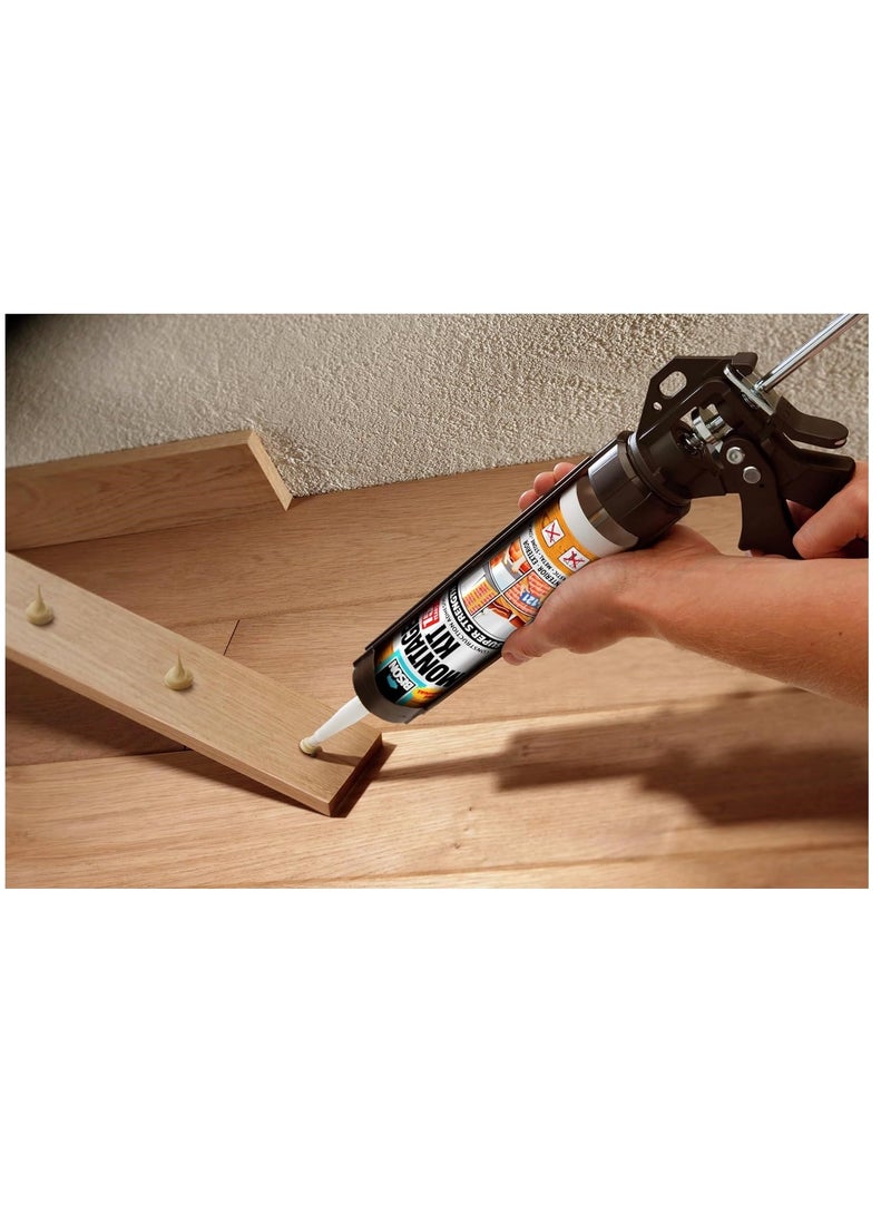 Bison Montage Kit Extra Strong Adhesive Glue for Metal, Plastic, Concrete Stone and Wood, 350g, Made in Holland, by Bison - Image 3