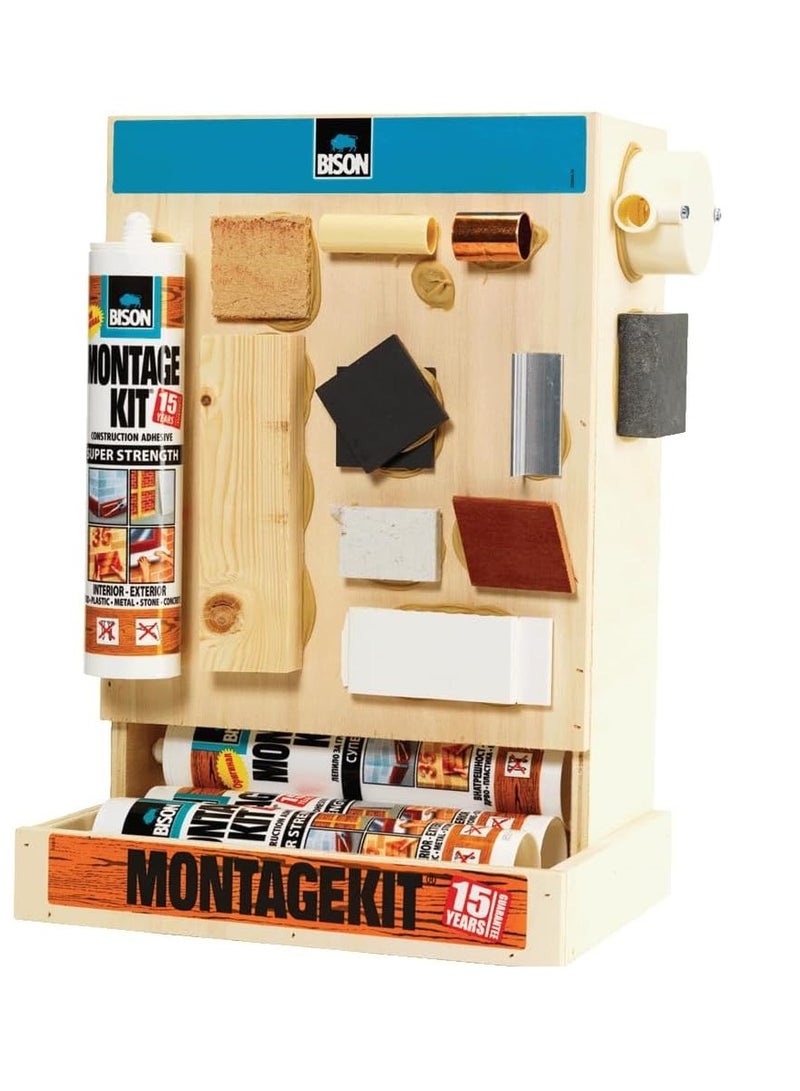 Bison Montage Kit Extra Strong Adhesive Glue for Metal, Plastic, Concrete Stone and Wood, 350g, Made in Holland, by Bison - Image 5