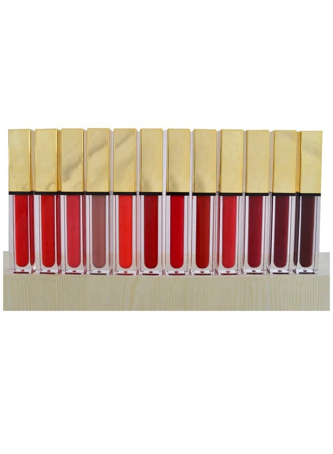 أدبيني أحمر شفاه سائل غير لامع مقاوم للتلطخ (عبوة من 12 قطعة) - Image 2